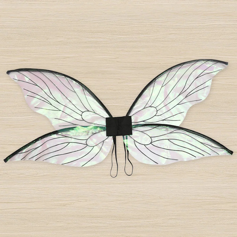 Butterfly Fairy Wings Costume Women Girls Princess Elf Angel Wing for Halloween Party Favor Cosplay Costume Dress Up Props