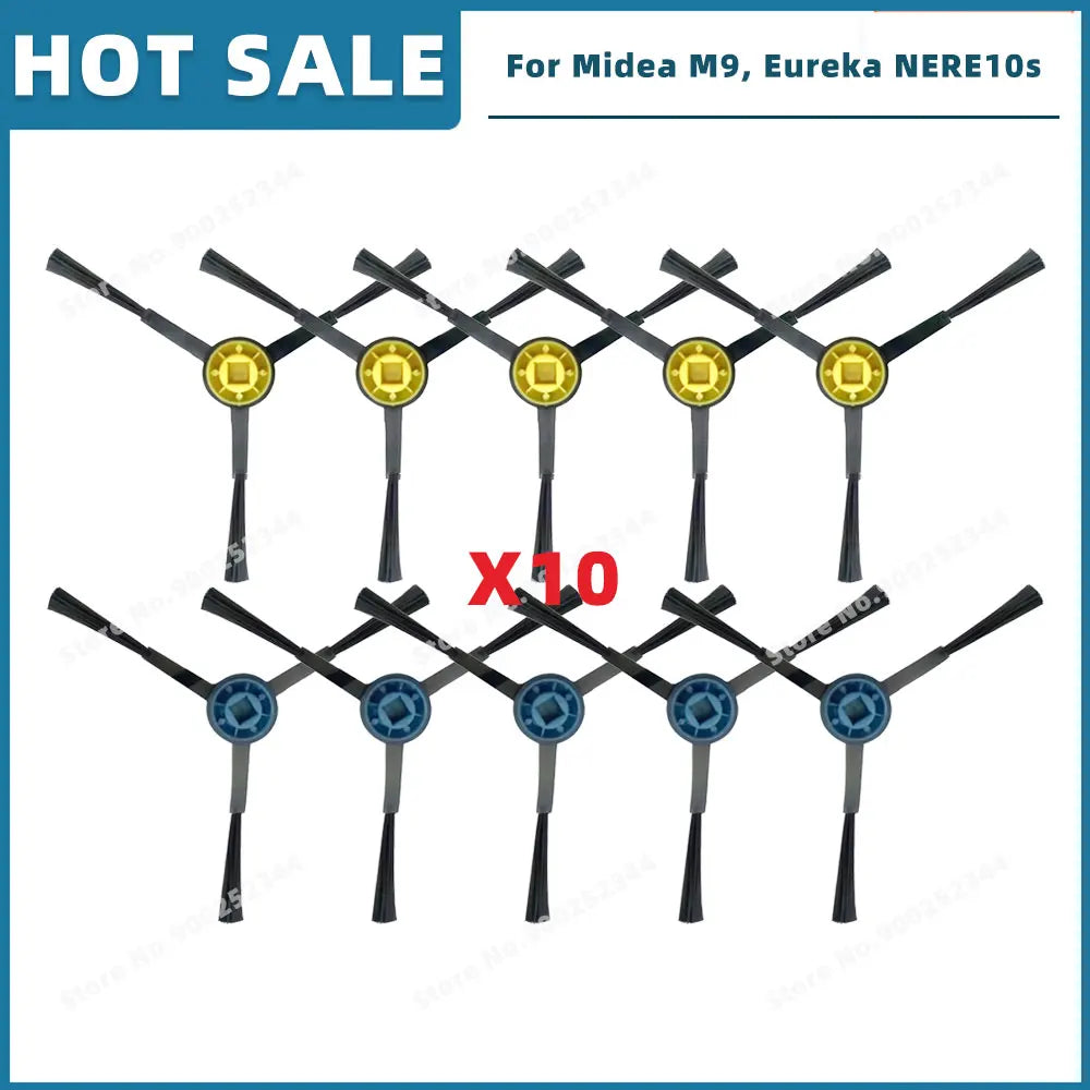 Compatible For ( Midea M9 / VCR S10 Plus / Eureka E20 Plus / NERE10s E10S / Obode A8 ) Spare Parts Main Side Brush Filter Mop