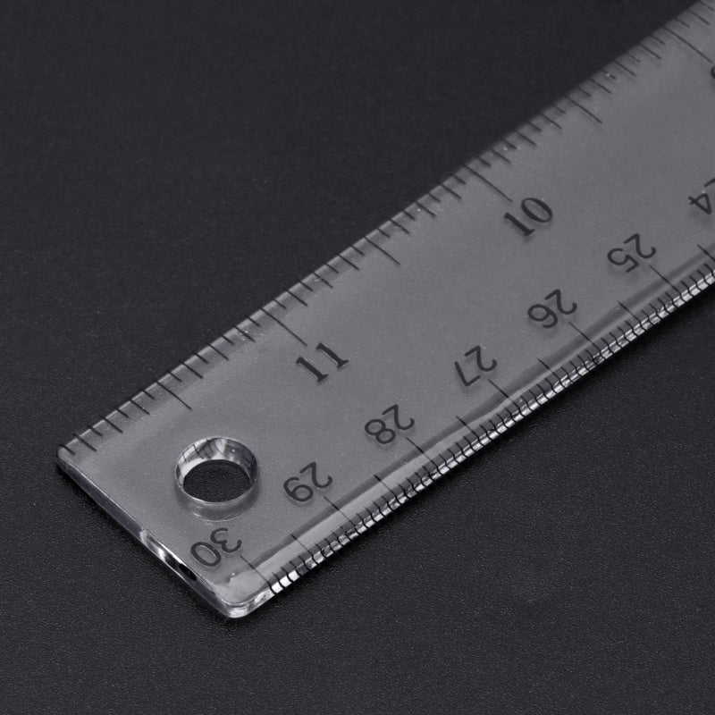 T Square Ruler Acrylic T Shape Ruler Clear Transparent Measurements Straight Ruler In Both Inches and Metric Measurement