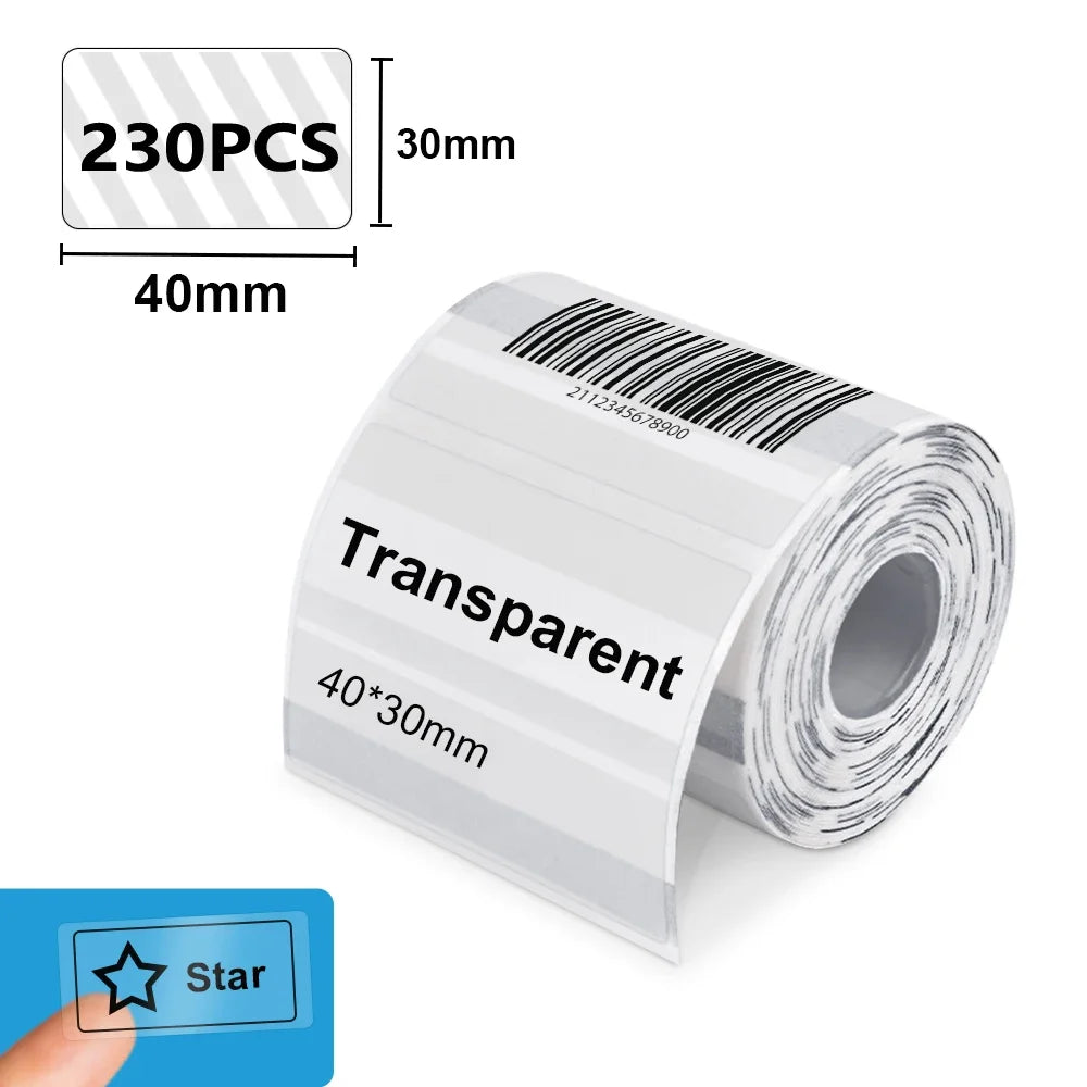 Thermal paper Label Maker Paper M110 Label for Small Business Multi-Purpose Thermal Sticker for M110 M221 M200 M220 Printer