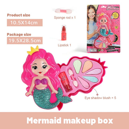 Girls Make Up Set Toys Beauty Makeup Tools Children Pretend Play Toys Safe Non Toxic Dressing Cosmetic Nail Polish Toys Gifts
