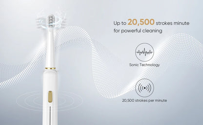 SEJOY Electric Toothbrush with 12 Brush Heads, Sonic Electric Tooth brush with 25500 VPM Deep Clean 5 Modes, Rechargeable