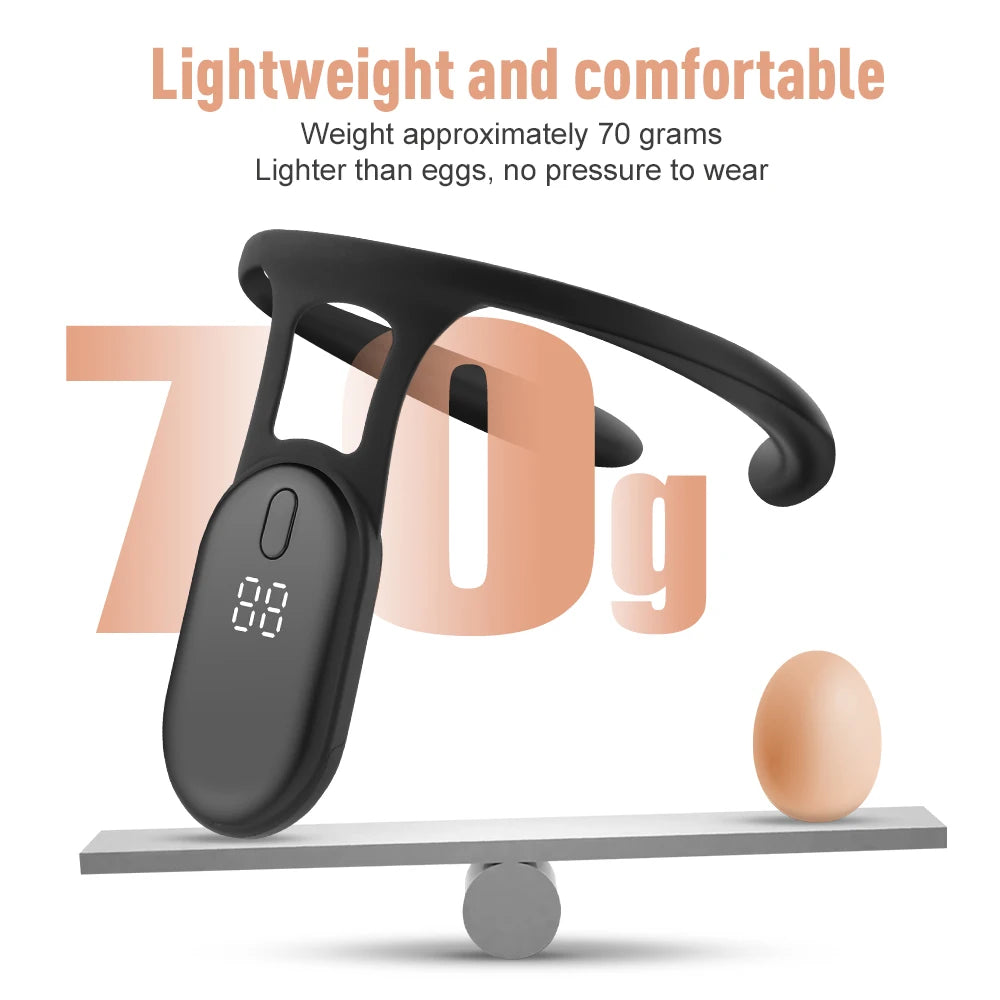Smart Posture Trainer Back Straightener with Vibration Reminder for Adults Kids Real-Time Monitoring Wearable Sensor