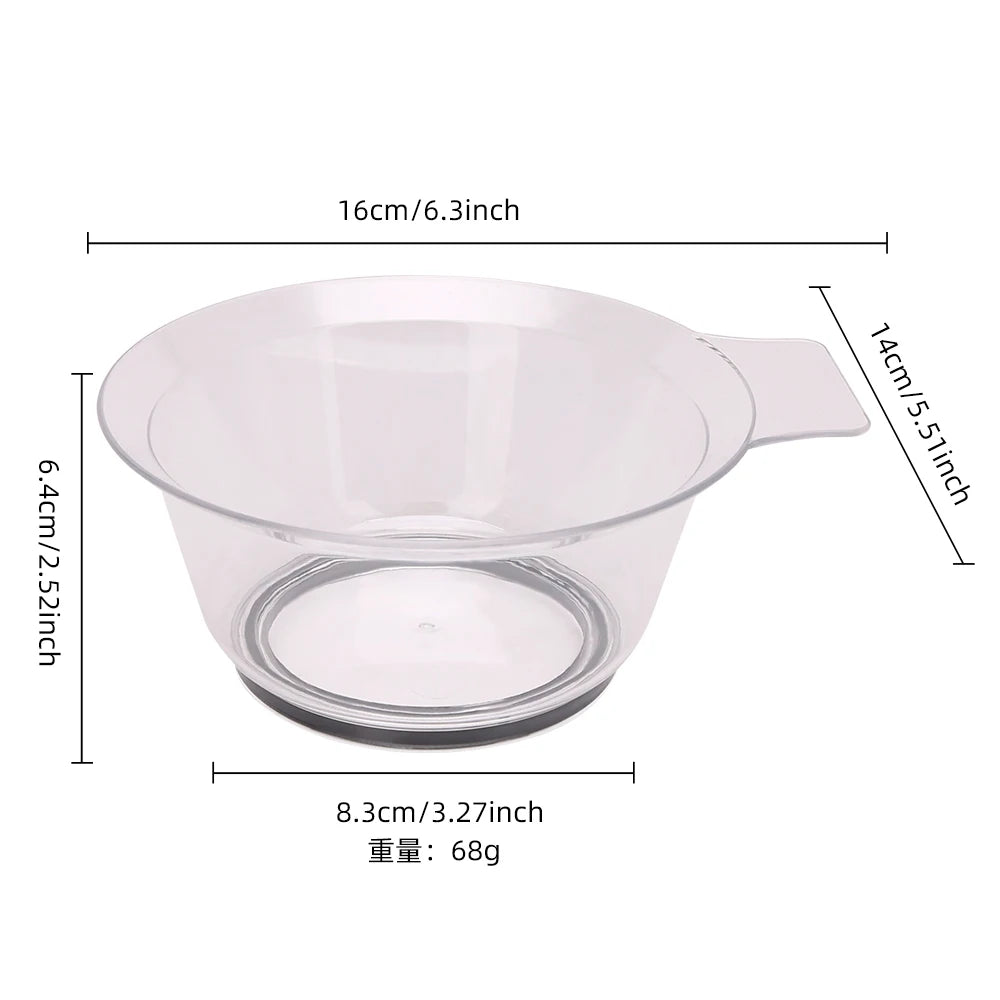 Professional Hair Coloring Bowl For Salon Mixing Barber Coloring Hair Dye Brush And Bowl Fashion Hairstyle Design Tool
