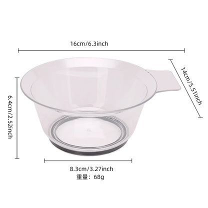 Professional Hair Coloring Bowl For Salon Mixing Barber Coloring Hair Dye Brush And Bowl Fashion Hairstyle Design Tool