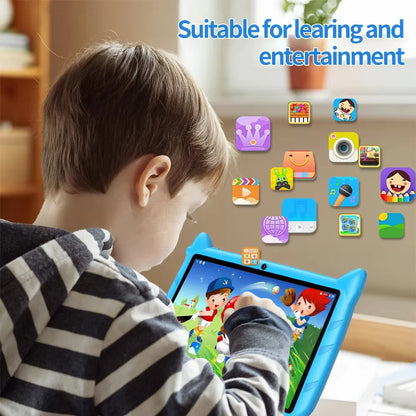 2024 New 7-inch WIFI Children's Tablet Four Core 4GB RAM 64GB ROM Game Education Children's Gift Android 9.0