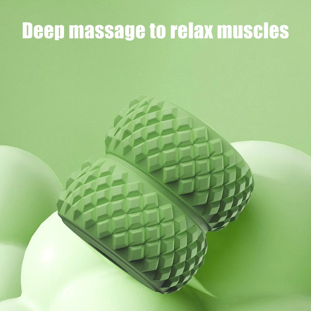 1Pc 26 Wheel Annular Leg Clamp Massager 360-degree Rotation Multifunctional Cellulite Massager Handheld Smooth Tool