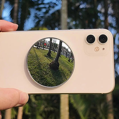 For Magsafe Magnetic Convex Mirror Smartphone Beauty Mirror Video Selfie Vlog Magnetic Mirror For Streaming Selfie