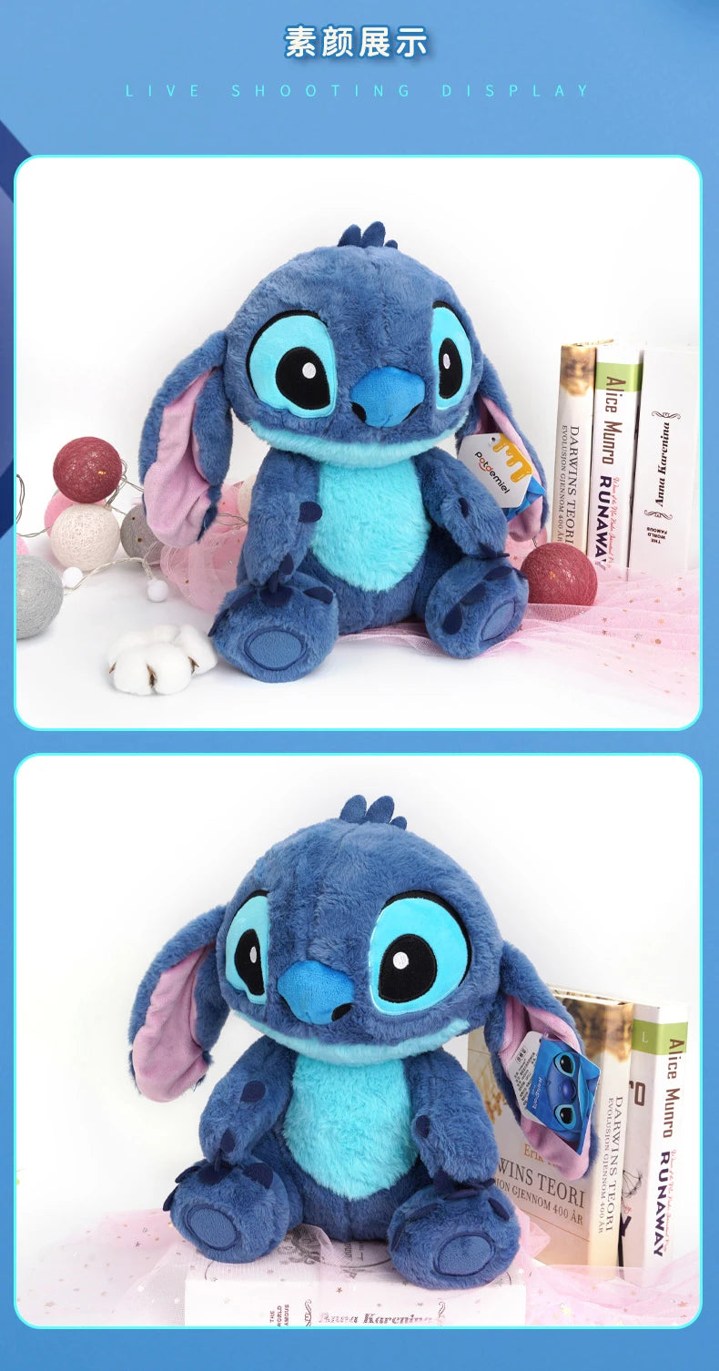 Genuine Disney Stitch 25-30CM Plush Toy Anime Lilo & Stitch Stuffed Toys Kawaii Cartoon Cute Pillow Doll Toys Kids Birthday Gift