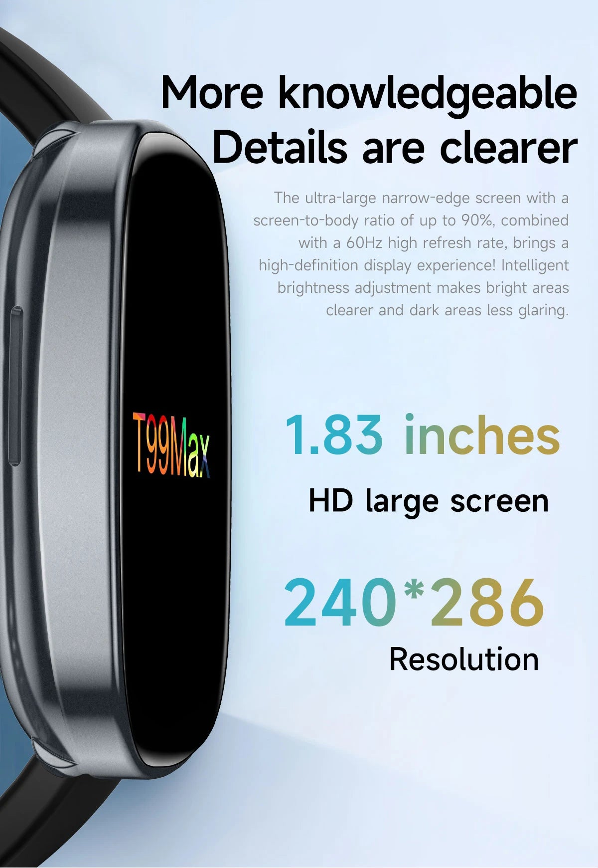 New Smart Watch Android IOS Phone 1.44 Inch Color Screen Bluetooth Call Blood Oxygen/Pressure Monitoring Smart Watch Women Men
