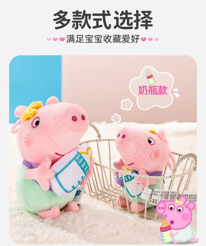 100% Genuine Peppa Pig Evy dinosaur Teddy Bear Peppa George Evie Plush Toy Boy Girl Birthday Gift Toys Christmas Stuffed Doll