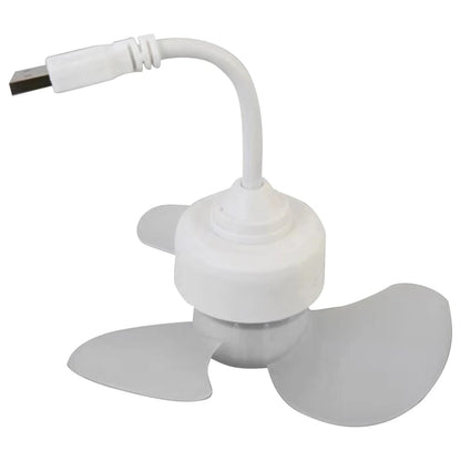 Modern LED Ceiling Fan E27 Base/USB Chandelier Ceiling Fan Hose Extender Light Bulb Fan with Socket for Bedroom Living Room