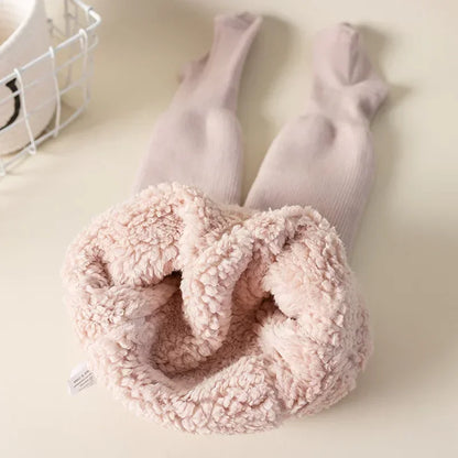 Winter Kids Tights for Girls - Thick Warm Cotton Pantyhose for Toddlers & Children 0-8 Years