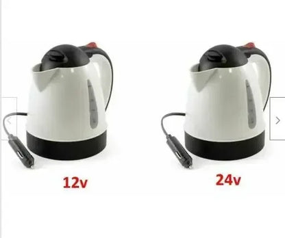Car TruckElectric Kettle 1000ml Portable Travel Water Boiler Truck Car Coffee Tea Heating Water Bottle Heated Pot 12V 24V