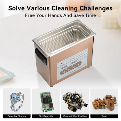 6.5L Ultrasonic Cleaner, 40kHz Ultrasonic Bath, Cleaning Machine For Jewellery Dental Motorbike Carburetor Auto Parts etc