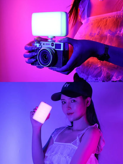 Ulanzi VL120 Full Color RGB Video Light 2500K-9000K LED Photography Lighting Dimmable Camera Light Live Videography Fill Lamp