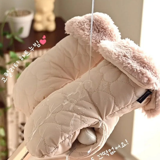 Premium Waterproof Stroller Gloves - Winter Warm Hand Muff Mittens for Pram & Pushchair (2 Pack)