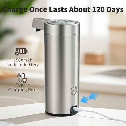 Kitchen Soap Machine Automatic Sensor Out of Hand Sanitizer Smart Electric Body Wash Soap Dispenser 304 Stainless Steel