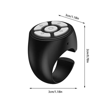 Wireless Fingertip Remote Control Ring Blue Tooth Scroller Page Turner Clicker For Mobile Phone Selfie Button Mobile Controller