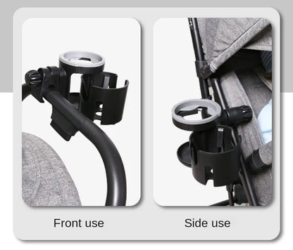 Stroller Cup Holder Phone Support Milk Bottle Drink Cup Holder Conversion 2 Cups for Universal Pram Baby Stroller Accessories