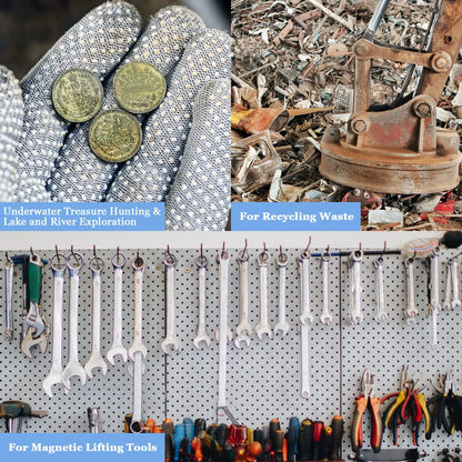 Super Strong Neodymium Fishing Magnets Heavy Duty imanes Magnet with Countersunk Hole Eyebolt for Salvage Magnetic Fishing