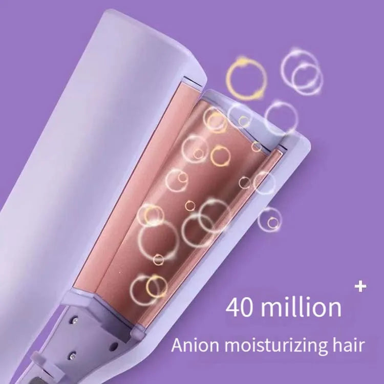 32MM Electric Curling Iron Automatic Lambswool Curling Tool Long Lasting Styling French Styling Rotating Anti-Flame Design