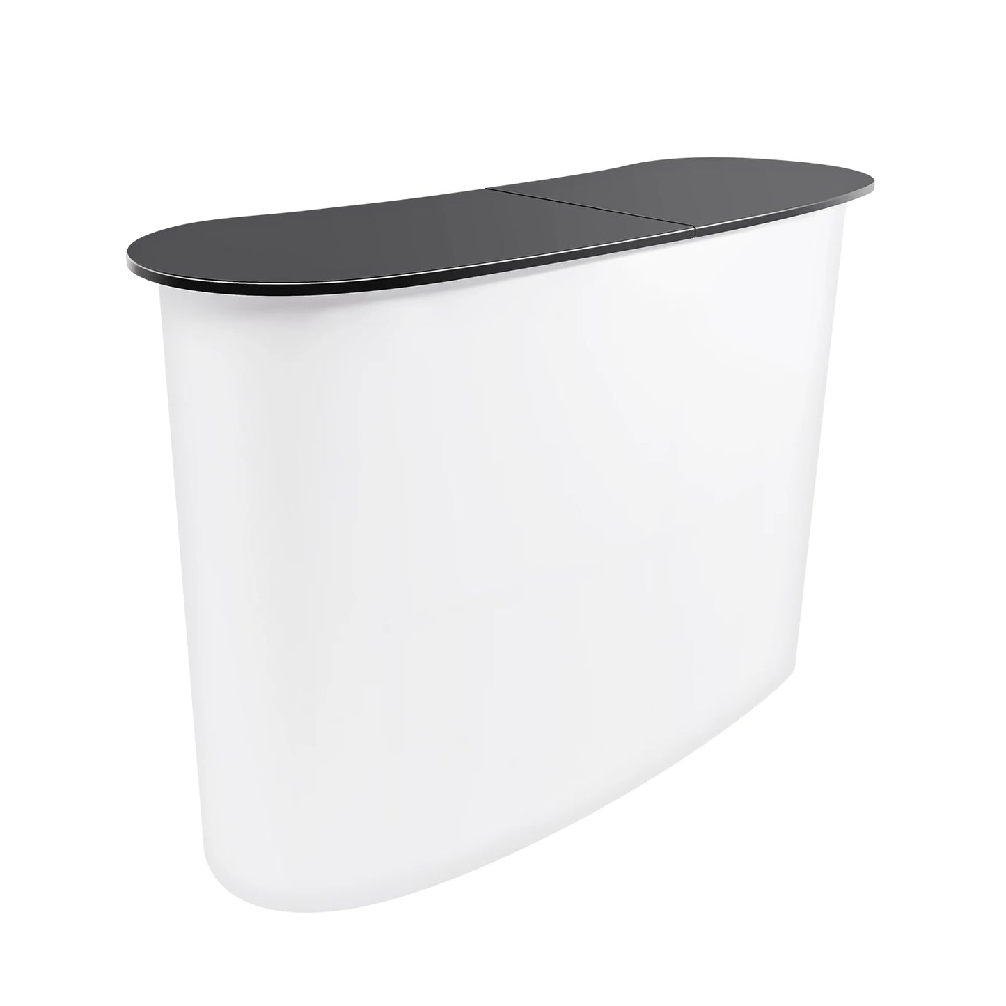 Foldable Tradeshow Table Exhibition Countertop Podium Promotion Table Office Reception Desk School Lecture Table