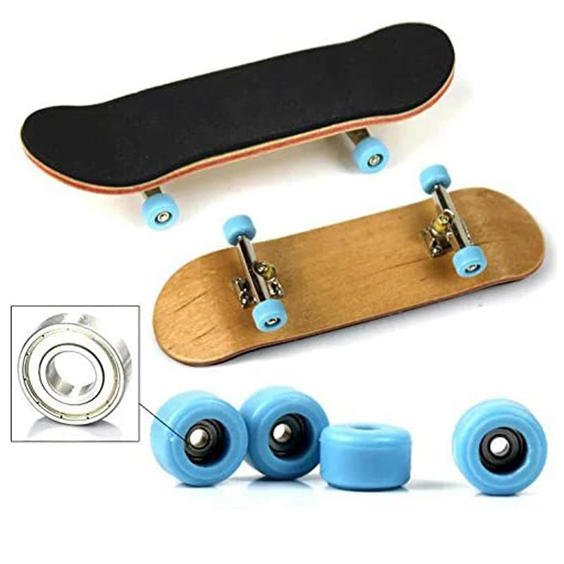Professional Maple Finger Skateboard Wooden Fingerboard Wheels With Bearings Novelty Gifts Adults Children Cool Stuff Fun Toys