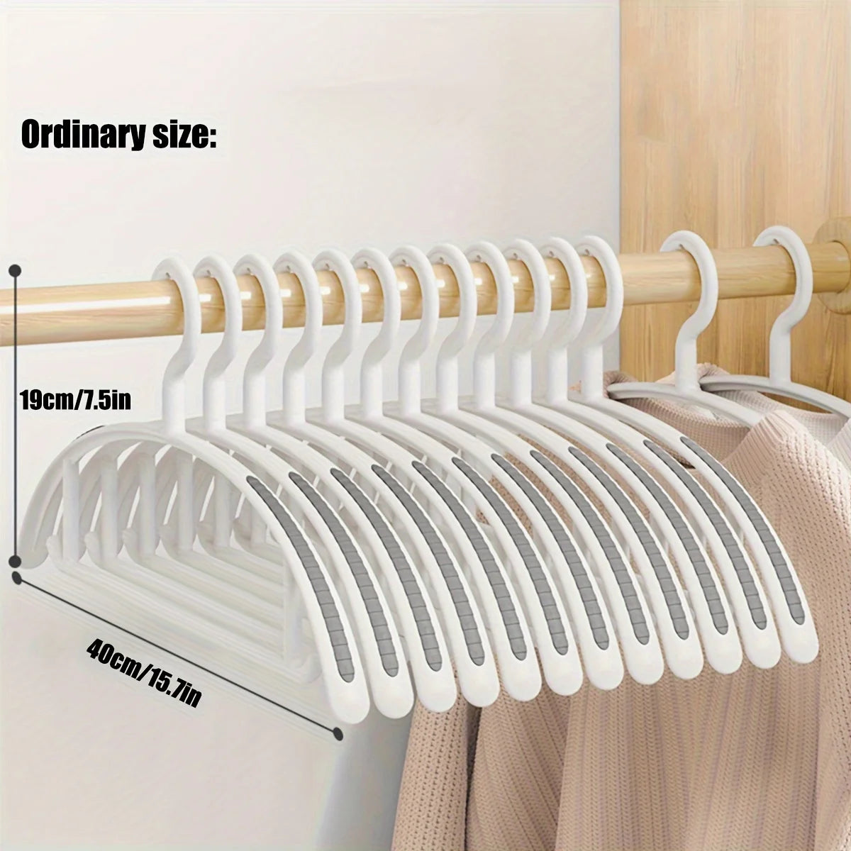 Household Non-slip Hanger, Thick And Wide Shoulder Plastic Drying Rack, Used To Hang Clothes Wholesalers