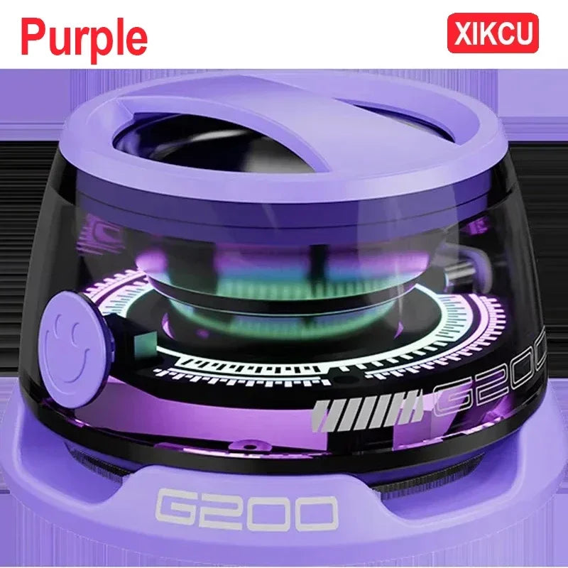 XIKCU G200 Portable Bluetooth Speaker HECATE RGB Lighting Magnetic Speaker BT5.3 Mini Sound Box 7 Hours Playback Phone Holder