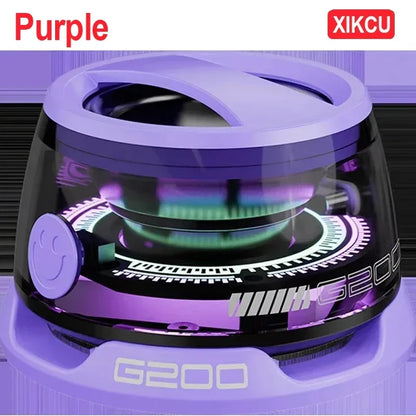 XIKCU G200 Portable Bluetooth Speaker HECATE RGB Lighting Magnetic Speaker BT5.3 Mini Sound Box 7 Hours Playback Phone Holder
