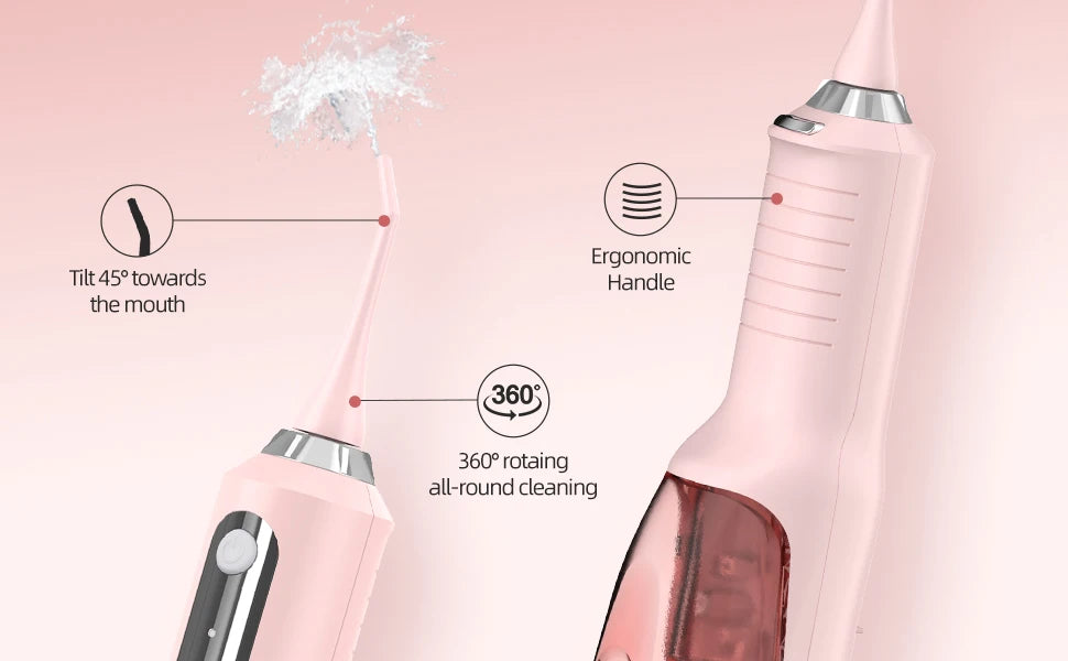 SEJOY Home Dental Oral lrrigator Water Flosser 4 Colors Thread Teeth Pick Mouth 5 Modes Washing Machine USB Rechargeable