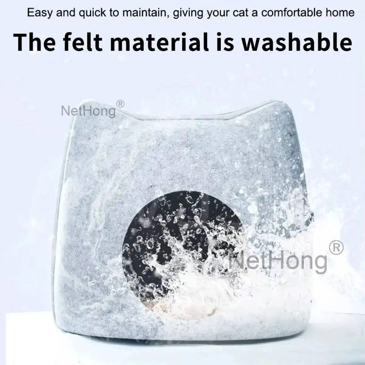 Pet Bed Stool Kitten Dog Puppy Hideaway Cat Sleeping Cave Nest House