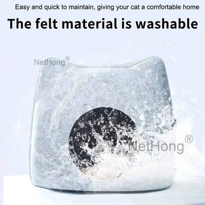 Pet Bed Stool Kitten Dog Puppy Hideaway Cat Sleeping Cave Nest House