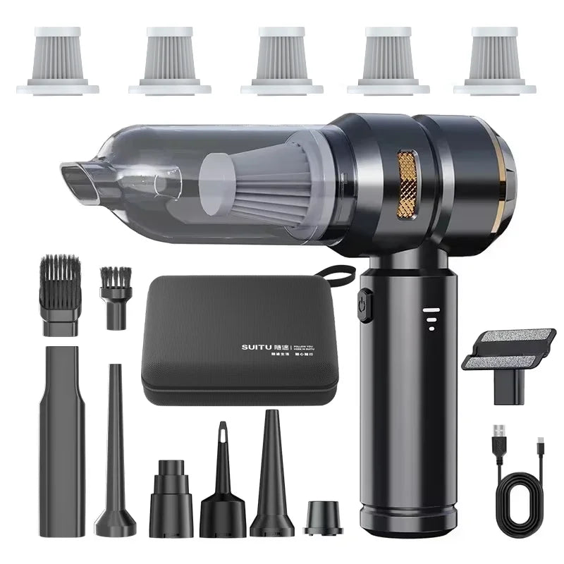 Car Vacuum Cleaner High Power Portable Handheld Wireless Brushless Motor Cleaning Machine Powerful Air Duster for Home Appliance