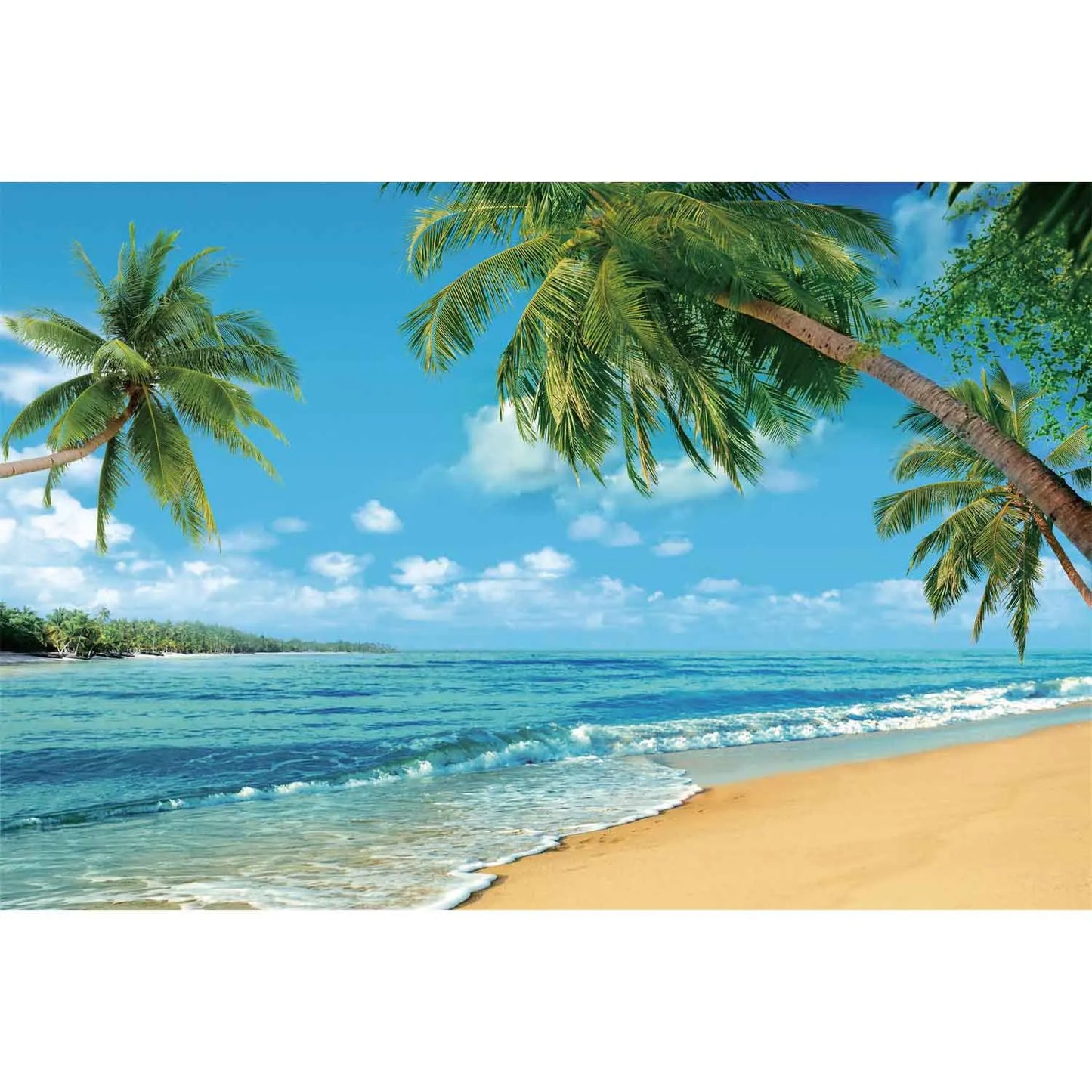 MOON.QG Tropical Summer Beach Background Photography Sunset Ocean Backdrop Newborn Photozone Wedding Accessories Shooting Props
