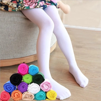 Premium Girls Ballet Dance Tights - Soft Footed Stockings for Dance, Halloween & School Uniform