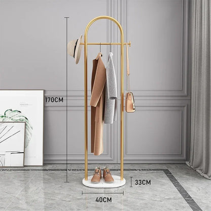 Hanger Floor Bedroom and Household Clothes Rack Simple Indoor Hanging Clothes Rack Multi-Functional Living Room Simple Coat Rack