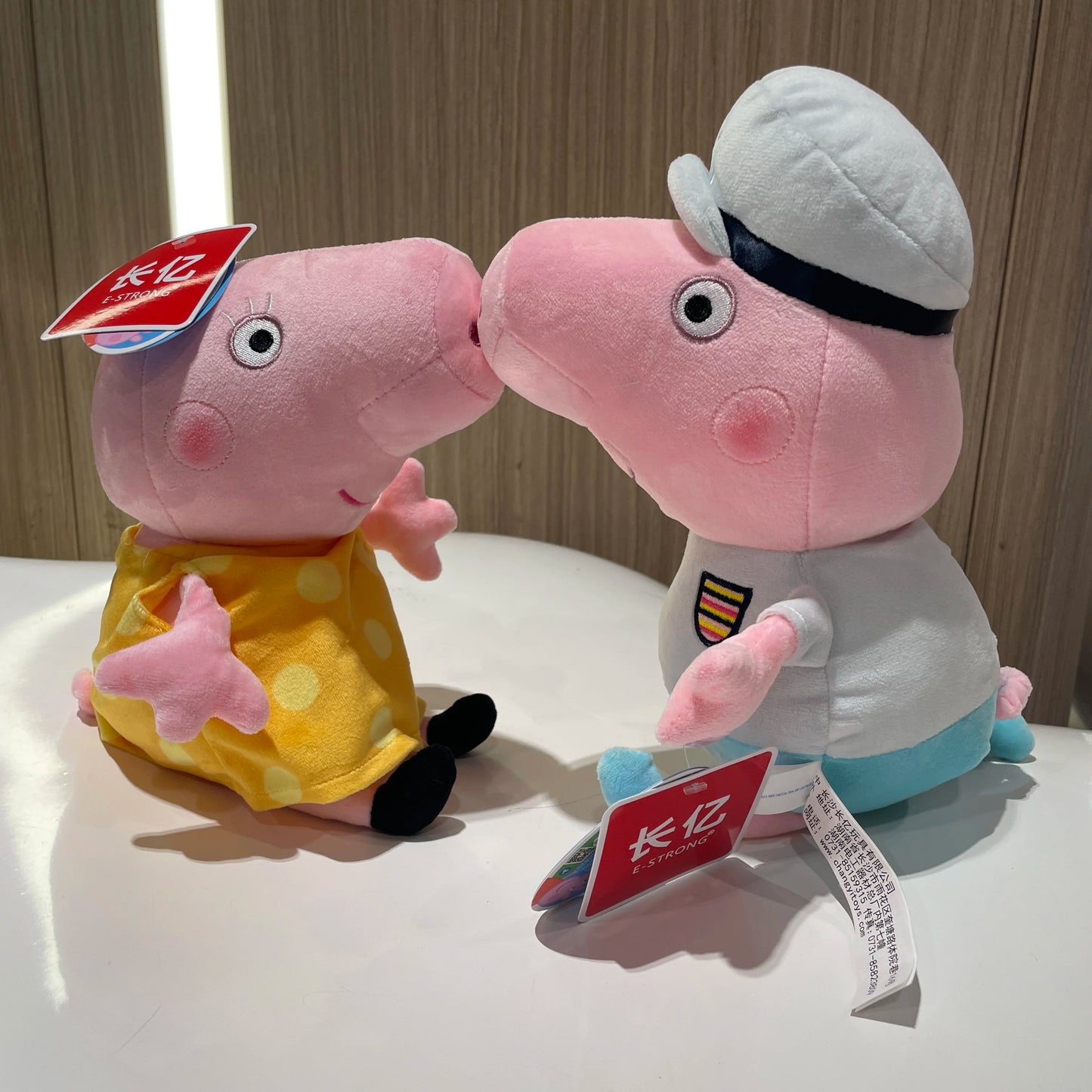 30CM Original Peppa Pig Page Pig Grandpa Pig Grandma Plush Toy Children Page Boy Girl Doll Peppa George Doll Birthday Gift