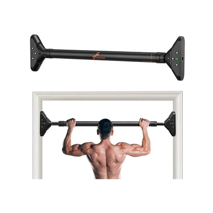 Sportneer Indoor Home Pull Up Bar Adjustable Width Strength Training Chin up Bar without Screws Max 440lbs for Fitness Exercise