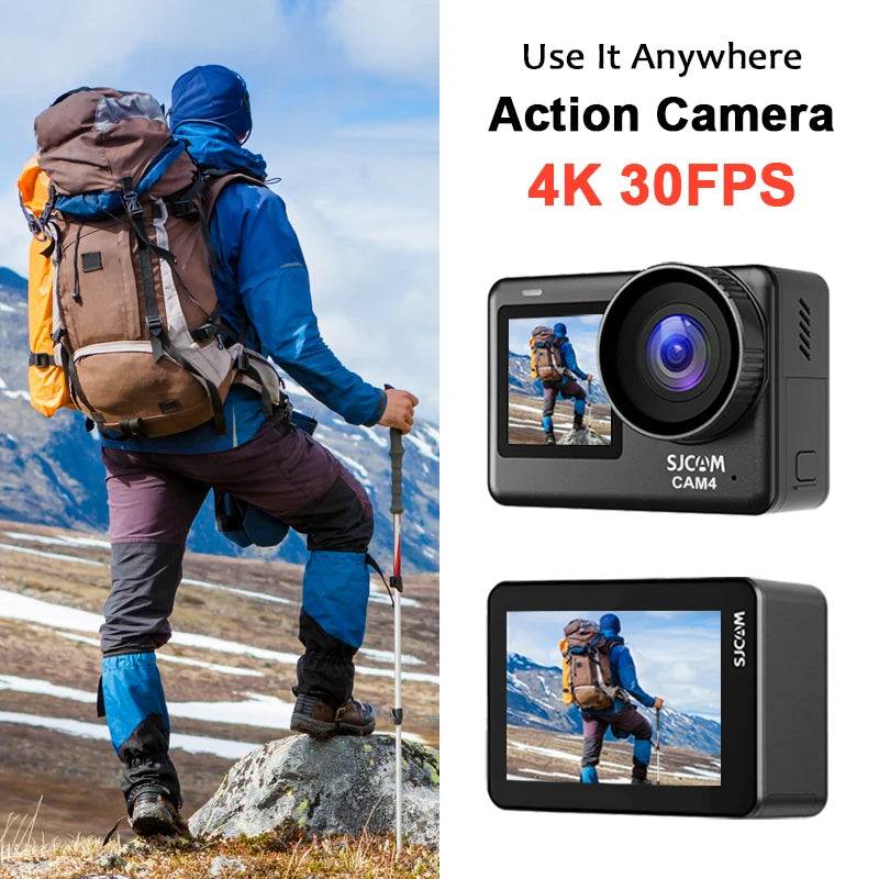 SJCAM Flagship SJ11 Action Camera 4K 2.33" Touch Screen Waterproof 5G WiFi Active HDR Video action cam camera sport