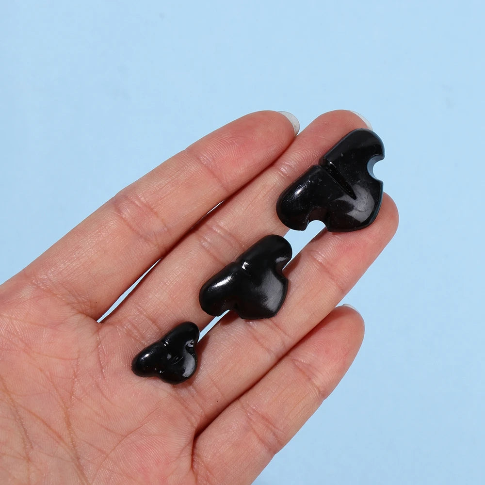 10Pcs Plastic Nose Crafts Doll Triangle Noses Oval Safety Noses Pigs Noses Plush Animal Nose DIY Animals Buttons For Dolls Fox