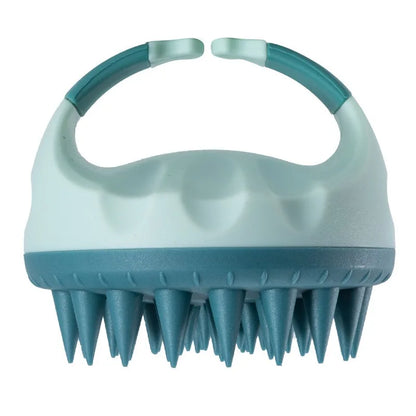 Scalp Scrubber Shampoo Brush Massager Clean Scalp Comb With Handle Hair Washing Brush Scalp Exfoliator Brush Head Scrubber Tools
