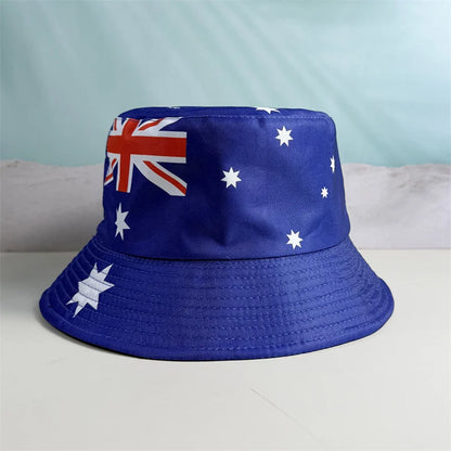 2026 Countries National Flag Bucket Hat Men Women Football Fan Party Football Cup Reversible Sun Hat Soccer Fans Fisherman Hat