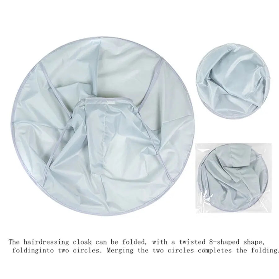 Medium hairdressing release hair dyeing breathable household hairdressing release adult foldable haircut cape haircutting tools