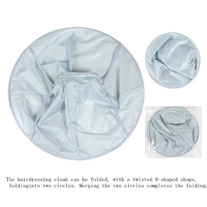 Medium hairdressing release hair dyeing breathable household hairdressing release adult foldable haircut cape haircutting tools