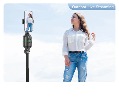 Roreta Multifunctional selfie stick with light anti shake shooting image stable for iPhone smartphone handheld gimbal stabilizer