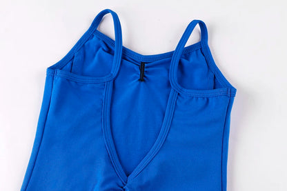 New Girls Camisole Ballet Leotard Dancewear Cotton Gymnastics Leotard Strap Ballet Leotard Dress