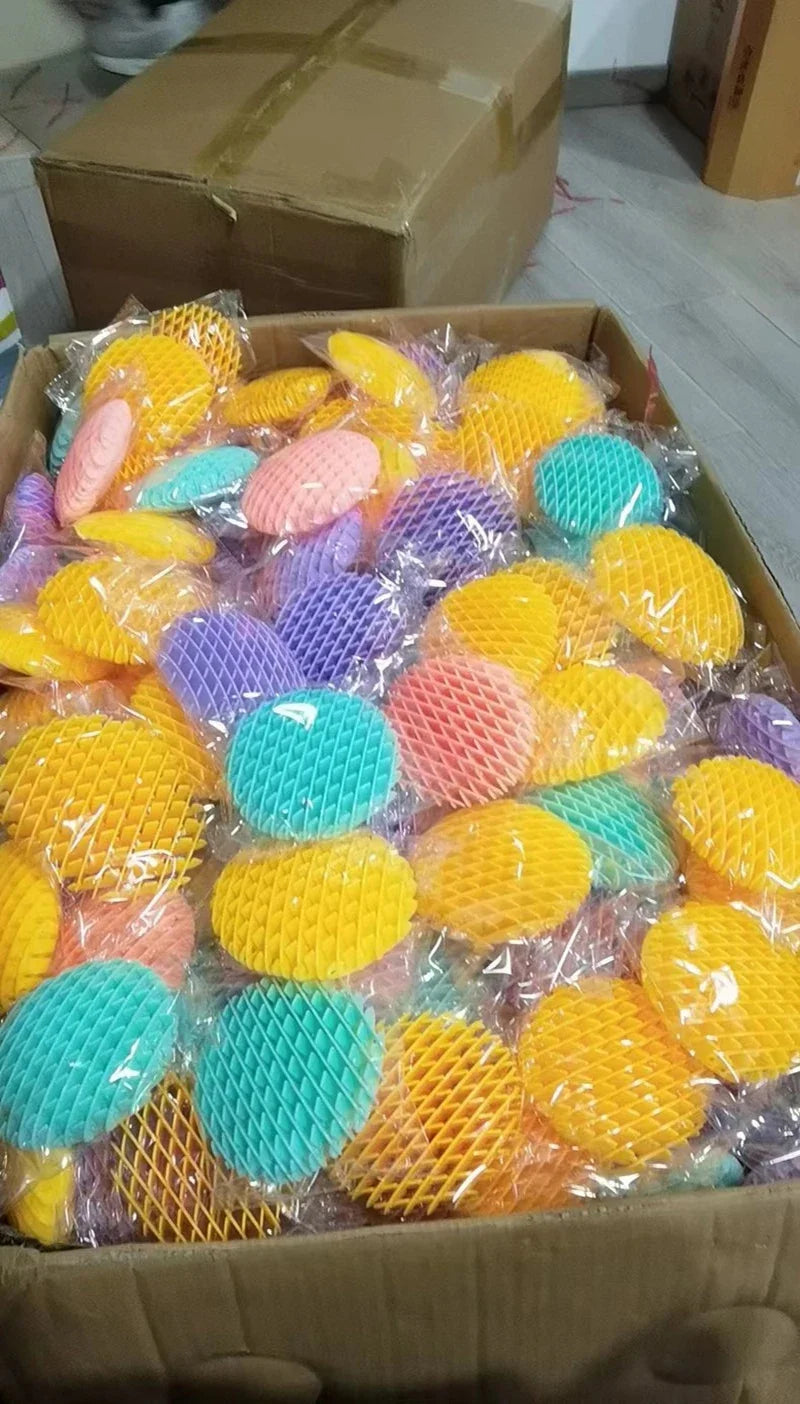 Scalable 3D Deformed Worm Elastic Net Tiktok New Strange Puzzle Vent Decompression Artifact Pop It Toy Bouncy Ball