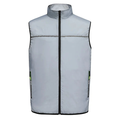 Summer Cooling Fan-Equipped Air-Conditioned Vest—Ideal for High-Temperature Work Environments; Breathable Outdoor Cooling Vest